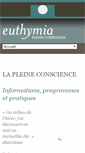 Mobile Screenshot of euthymia.fr
